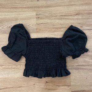 Faithfull the Brand Ruched Crop Top